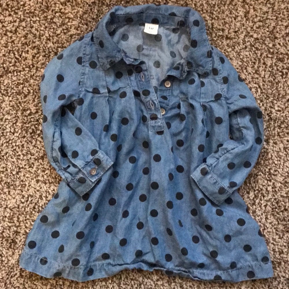 baby Gap chambray dress 12-18 months.